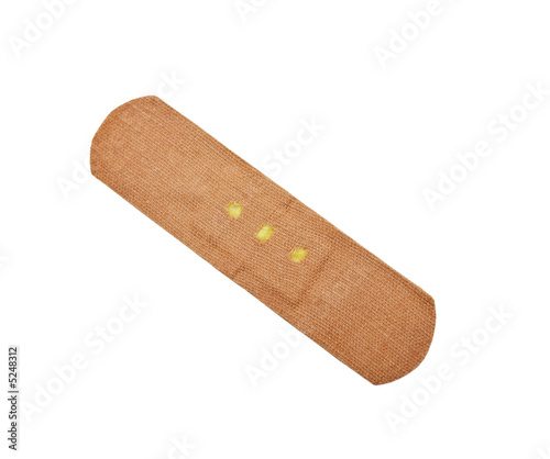 Bandage isolated on white