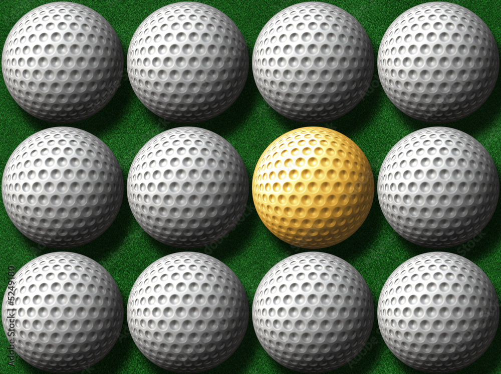 gold golf ball gold golf ball