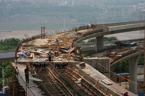 Highway under construction in Chongqing