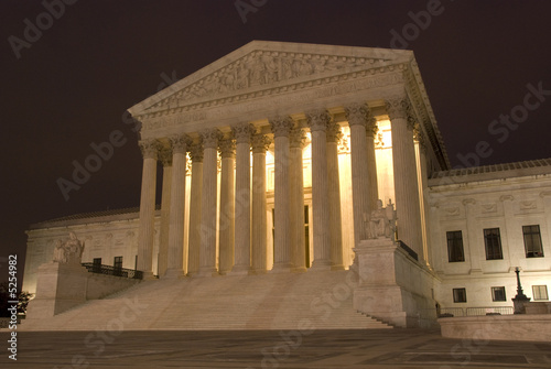 US Supreme Court at Night