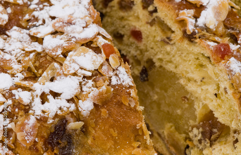 Fototapeta premium fresh christmas stollen