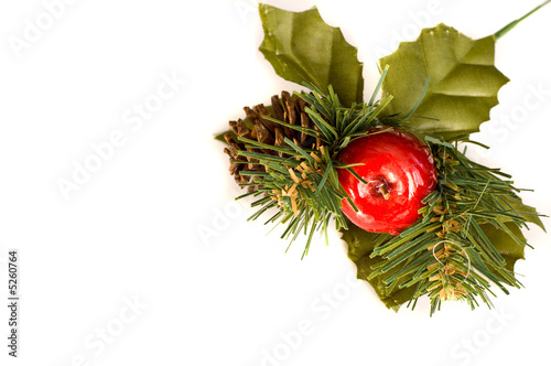 Christmas decoration with copyspace