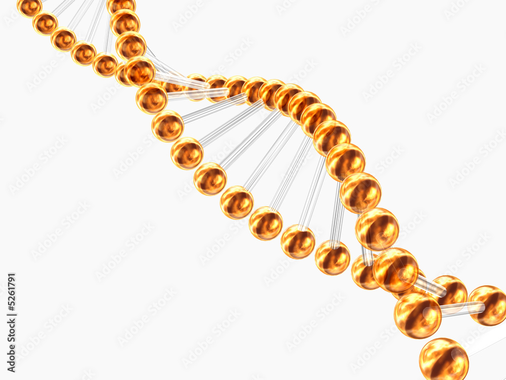 Obraz premium 3d genetic code