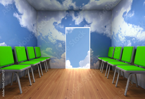 Alternative exit from a room