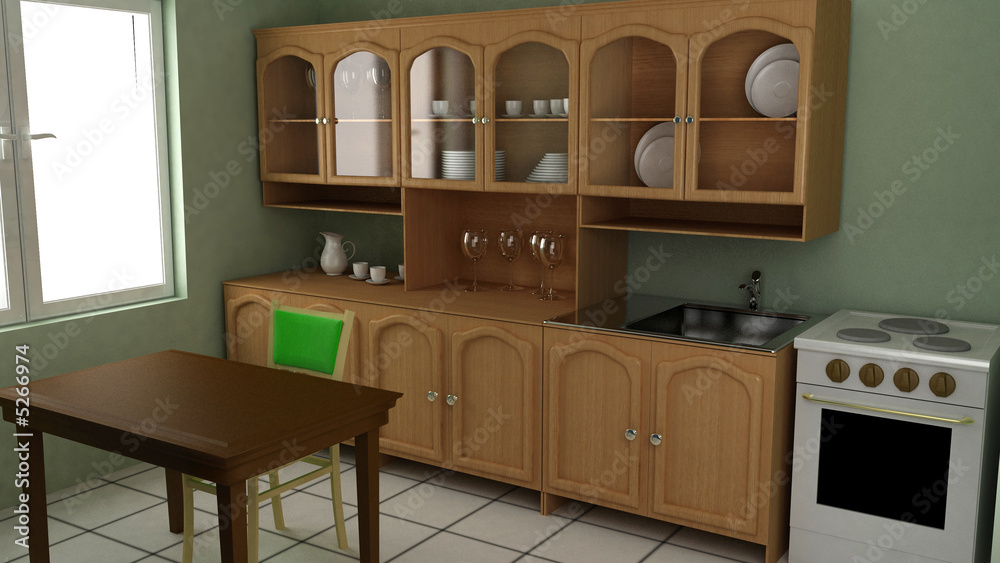 Fototapeta premium kitchen an interior