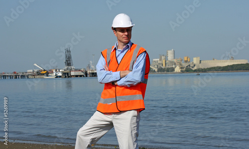 Engineer at the docks