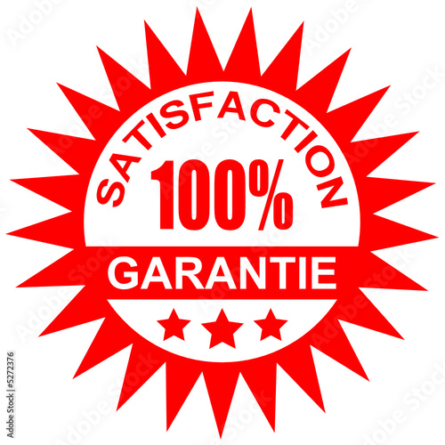 Satisfaction garantie 100% étoilée