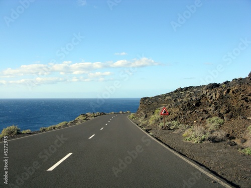 Straße im Süden La Palmas photo