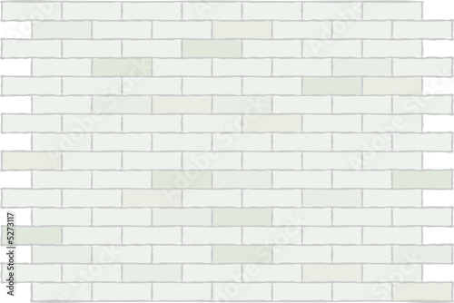 Wall from a white brick. A background. A vector illustration. 