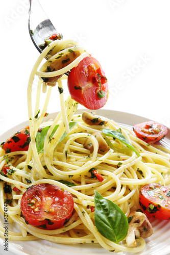 Pesto and Tomato Spaghetti #5274747