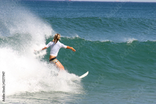 girl surfer