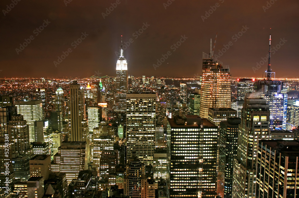 Obraz premium New York City midtown skyline