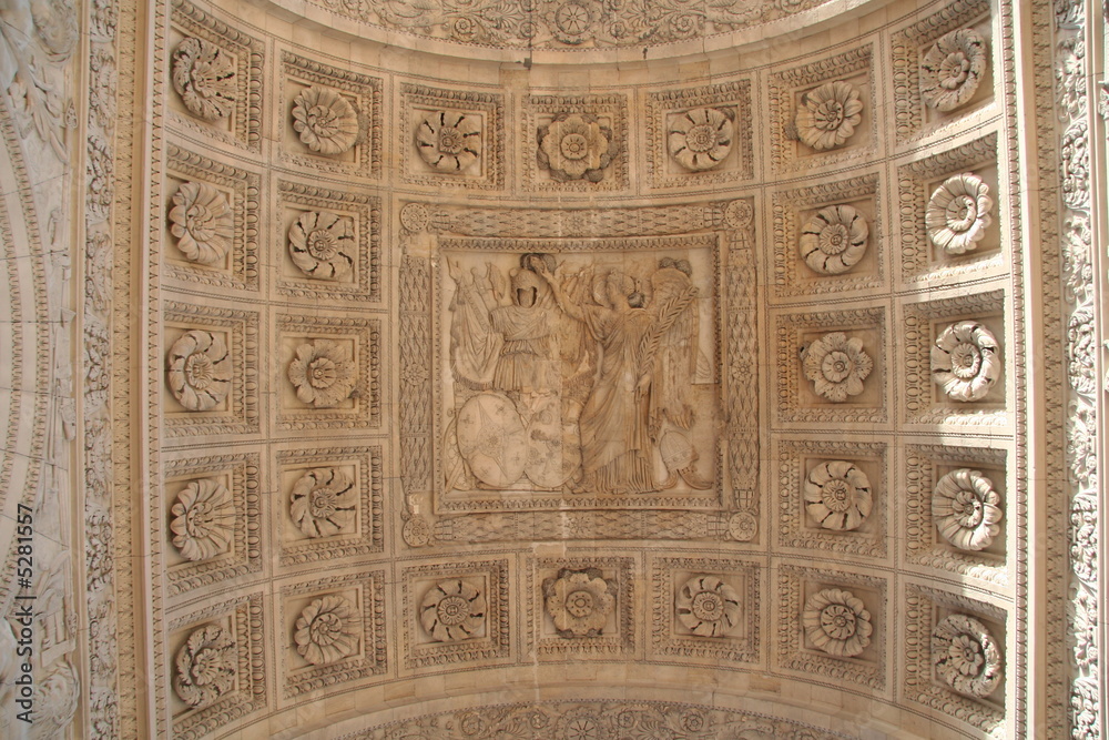 Frise de l'arc de triomphe du carrousel du Louvre