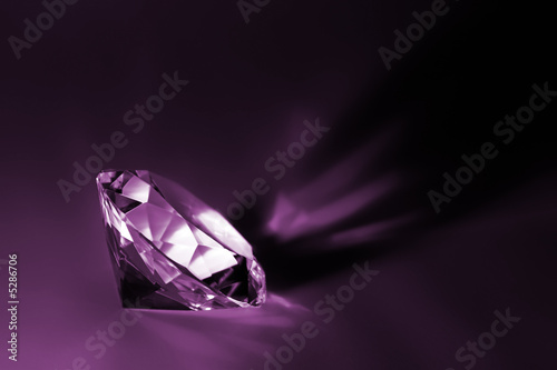 Diamond in purple