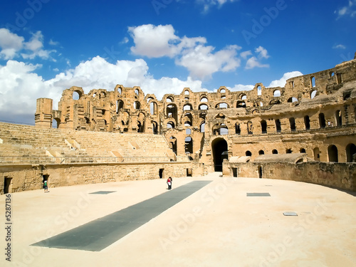 El Jem amphitheatre Tunisia Fototapeta
