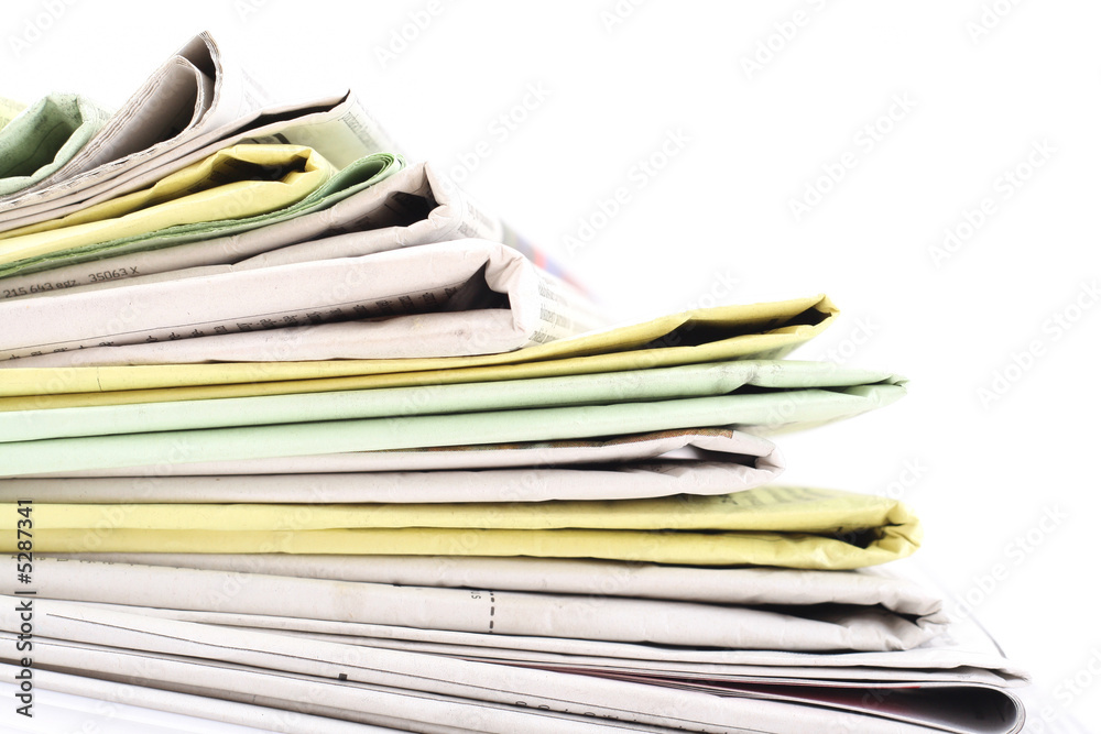 stack of newspapers stack of newspapers