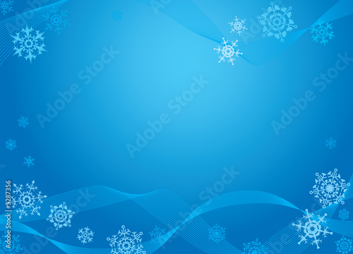 Christmas. Greeting card. Blue.
