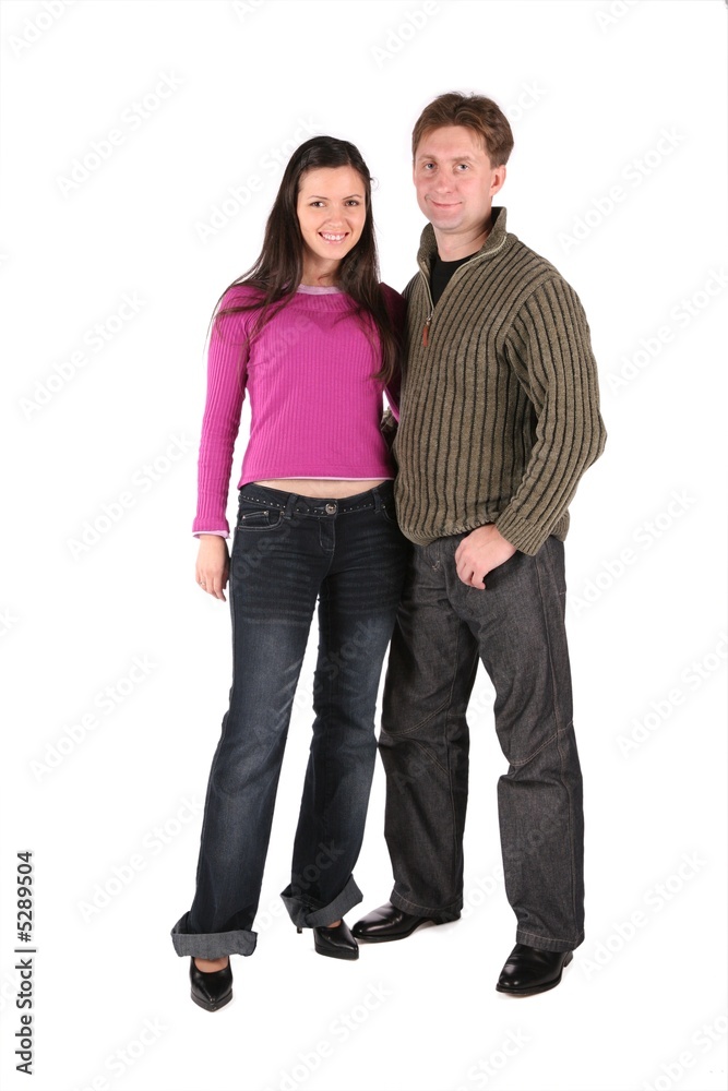 embrasing happy couple embrasing happy couple
