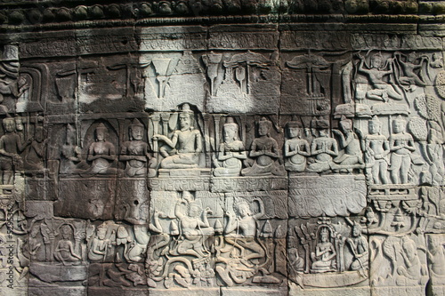 Bas relief Bayon Angkor