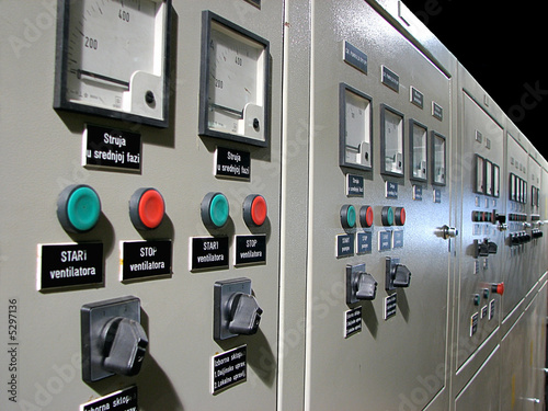 Obraz na plátně control panel