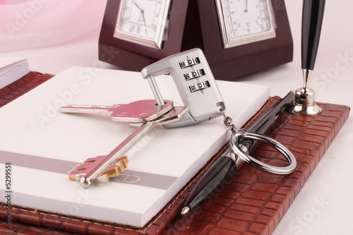 business under lock