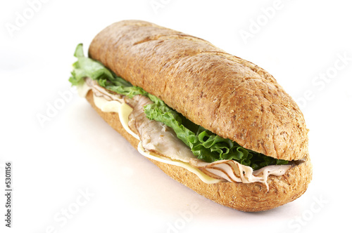 turkey and cheese sub