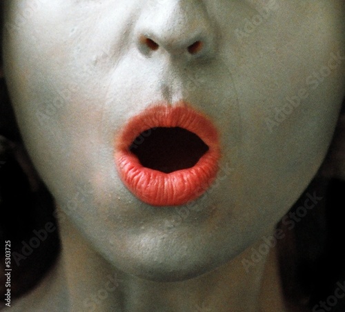 open mouth