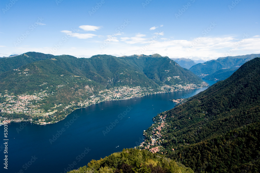 Como lake in Italy