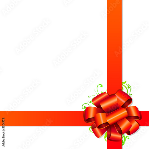 ribbions, banners, red ribbions, gift packaging