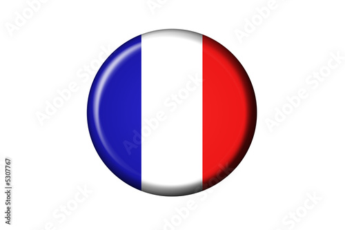 Frankreich Flaggen knopf