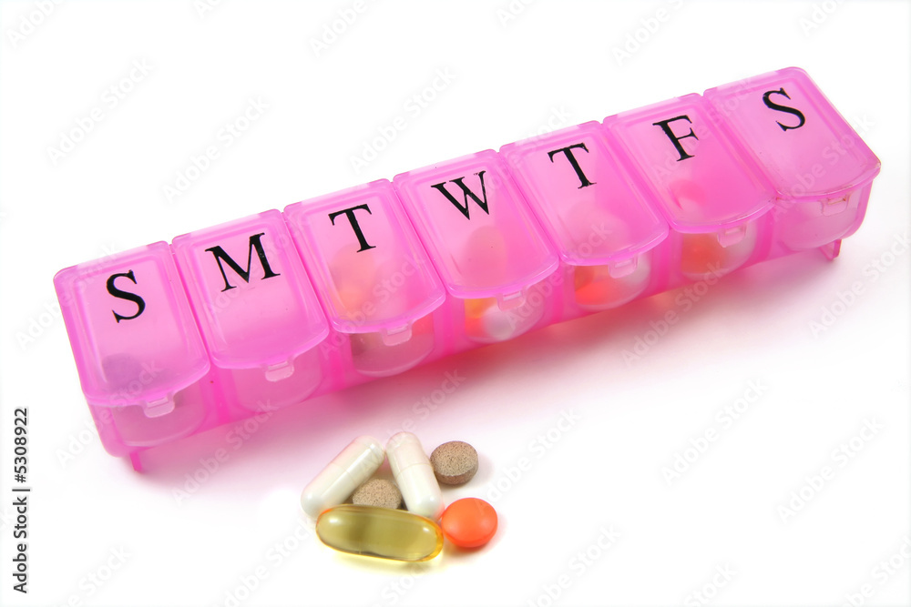 Days of the Week Pill Box 1 Stock Photo | Adobe Stock