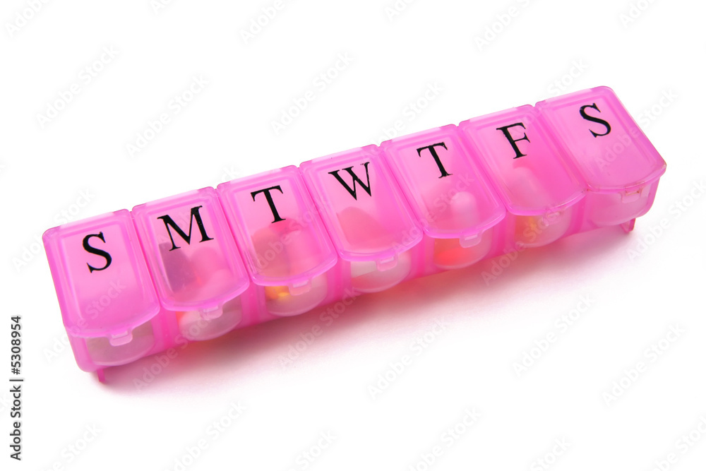 Days of the Week Pill Box 3 Stock Photo Adobe Stock