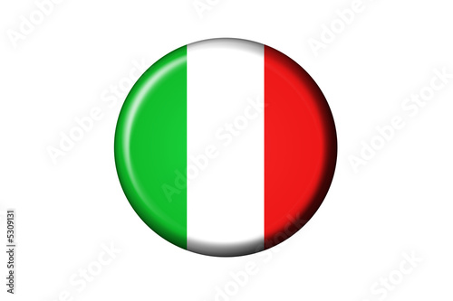 Italienische Flaggen Knopf