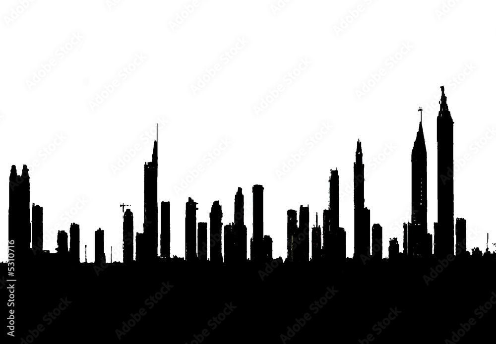 Obraz premium Skyline-Dubai