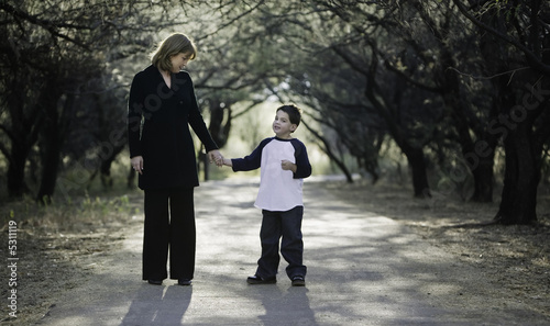 Boy with Mother