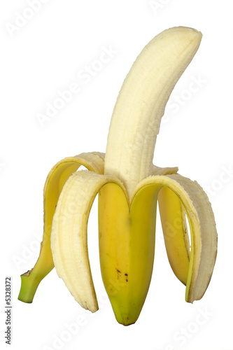 peeled banana