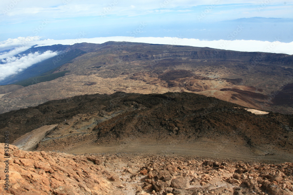 Volcano large caldera