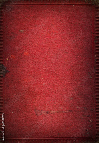 Old red leather book texture