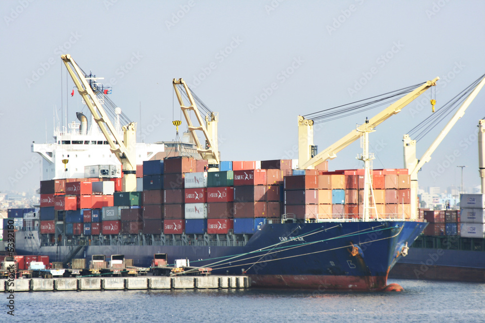 Fototapeta premium Containerhafen