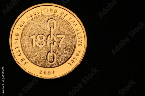 Coin commemorating the abolition of slavery