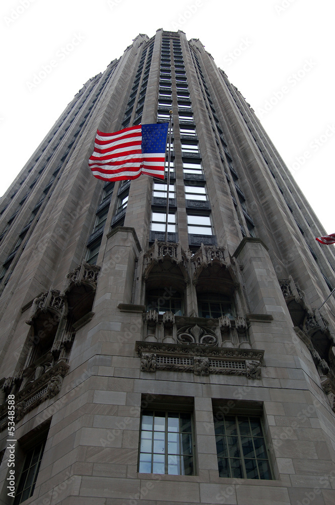 Naklejka premium American skyscrapper