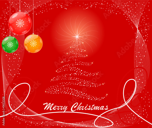 Christmas abstract Background - vector