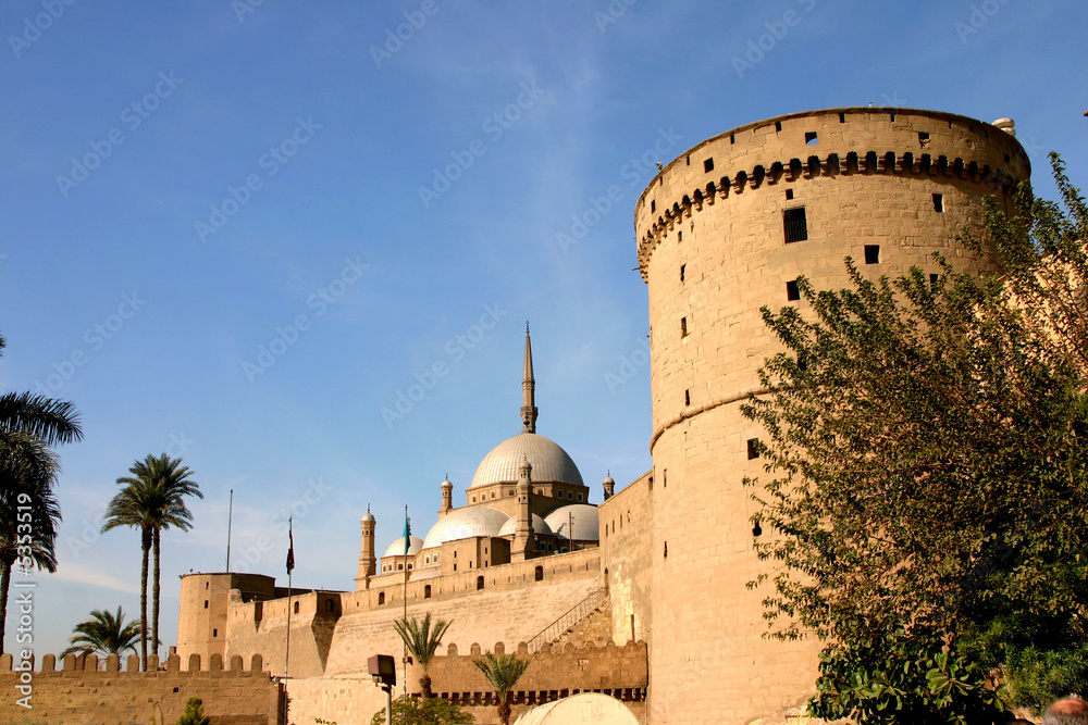 The Citadel in Cario, Eygpt. Mosque of Mohamed Ali 