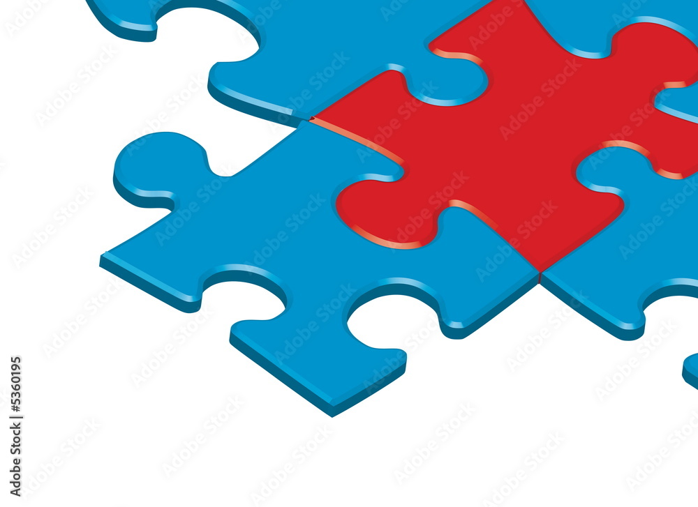 puzzle rouge et bleu puzzle rouge et bleu