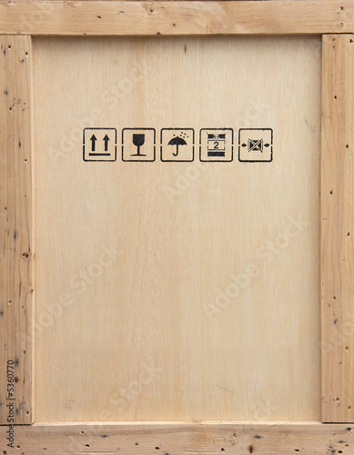 Wooden crate photo