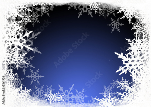 fond noel bleu