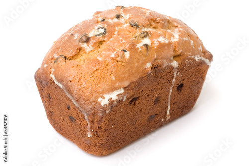 Tasty cake on white background. Food image series
