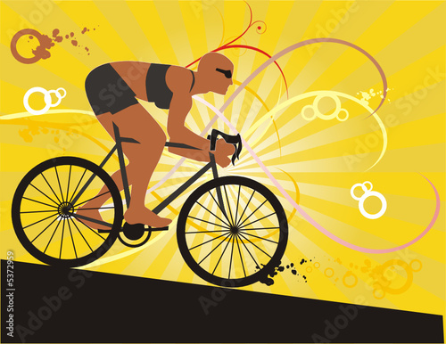 vector biker
