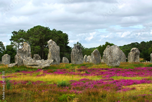 Megalithic monuments in Brittany photo