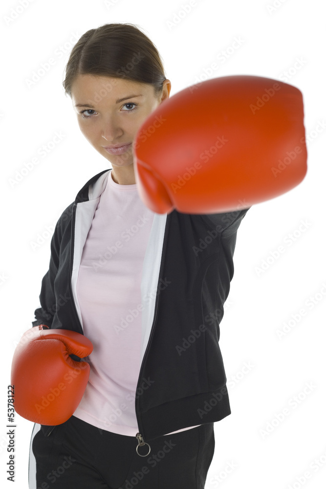 Young beauty with boxing gloves. Trying to hit somebody. Young beauty with boxing gloves. Trying to hit somebody.